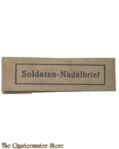 Packung WH Soldaten Nadelbrief (Wrapped set of Wehrmacht needles)
