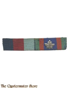 Ribbon bar 1939-1945 Star and Canadian Vulonteer Service medal