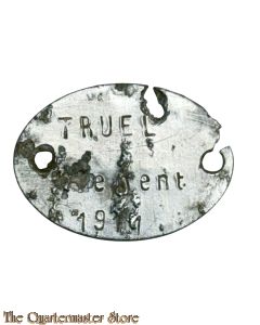 France - WW1 Identification disk french soldier 