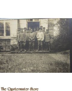 AnsichtsKarte (Mil. Postcard) photo 1916 group officers posing