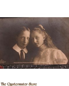 AnsichtsKarte (Postcard) photo Prinz Joachim und Prizessin Victoria Louise von Preussen
