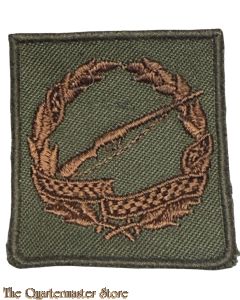 Stoffen Brevet - Vaardigheids embleem Schietwedstrijden in brons (Harskamp)