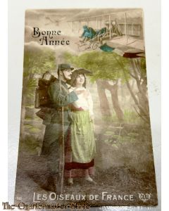France - WW1 Postcard Bonne annee , Les oiseaux de France