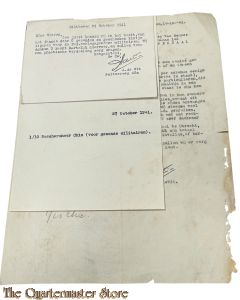 Correspondentie betreffende Comitee Nederlandsche oorlogsgewonden 1941 
