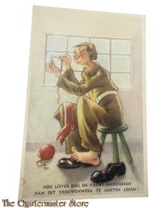 Ansicht Nog liever dag en nacht marcheren dan dit vrouwenwerk te morten leren !