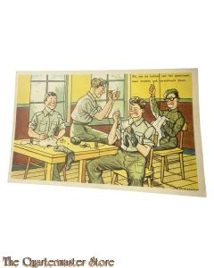 Ansicht Wij zijn de helden maar moeten ook van het garnizoen, verstelwerk doen.