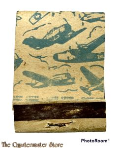 Booklet, matches ,WW2 Flying planes   (blue)