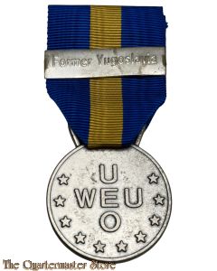  Western European Union (WEU) Mission Service Medal met de gesp (balk) voor Former Yugoslavia