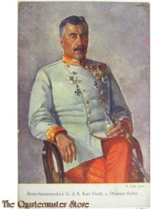 Patriotische postkarte 1914  Armeekommandant G. d. K. Karl Frieh. v. Pflanzer-Baltin No 272