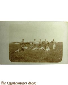 Postkarte Soldaten ruhen im Felde WK1