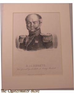Lithografie B.J.C. Dibbetz Lt Gen Vesting Maastricht