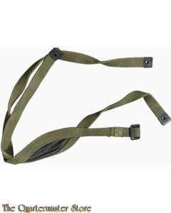 Green Webbing chinstrap british paratrooper helmet (postwar)