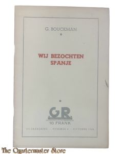 Brochure - Wij bezochten Spanje , 15e Jrg No. 6 Oktober 1948