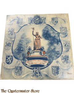 Kartonnen wandbord Vrijheid onze leus - Oranje onze keus 