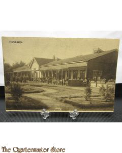 Prent briefkaart 1916 Legerplaats Harskamp