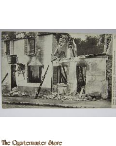 Carte Postale 1918 Senlin, Rue de la Republique, bombardement Allemagne