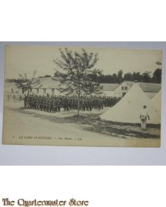 Carte Postale 1914 le Camp Dáuvours, une reveu