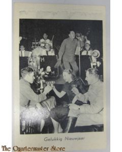 Prent briefkaart mobilisatie 1939 Gelukkig NJ zanger