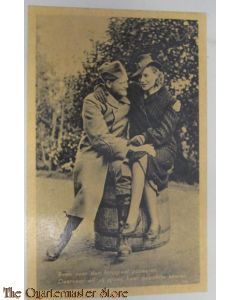 Prent briefkaart mobilisatie 1939 fotograaf poseren
