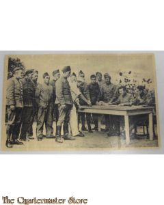 Prent briefkaart mobilisatie 1939 de Soldij