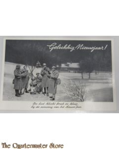 Prent briefkaart mobilisatie 1939 Klaar Jaar