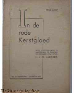 In de rode kerstgloed : rede, uitgesproken te Amsterdam op [...] 25 December 1934.