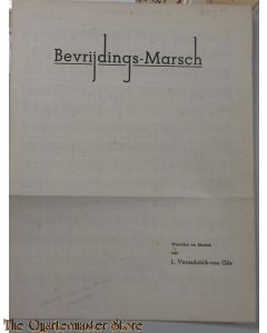 Book music/song/text Bevrijdingsmarsch 1945