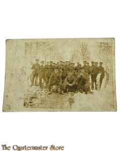 (Feld) Postkarte 1916 Deutsche Pioniere im Wald  