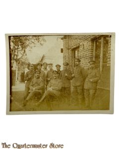 Photo 1917 Gruppe Deutsche Soldaten 