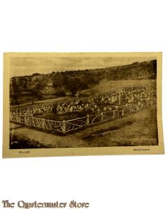 (Feld) Postkarte  1915  Ailles , Militair friedhof