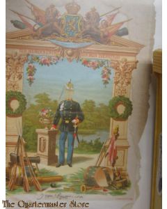 Memento Mori Herinnering aan mijner Diensttijd Infanterie 1880