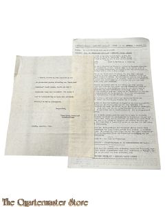 Getyped verslag "Herrijzend Nederland" no 119 London 1 augustus 1945
