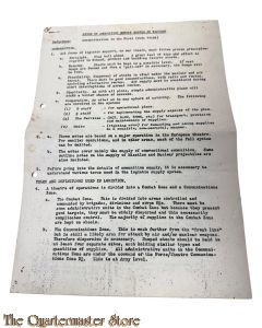 Dokument - NOTES ON AMUNITION SUPPLY SYSTEM IN WARTIME 1950s