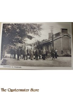 Prent briefkaart 1940 mobilisatie Legerplaats Oldebroek