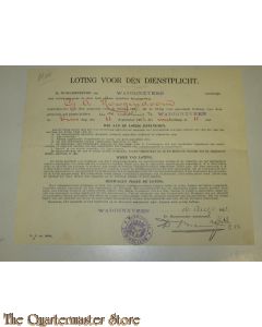 Loting voor den dienstplicht waddinxveen 16 aug 1923