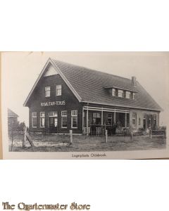 Prent briefkaart 1940 mobilisatie Legerplaats Oldebroek R.K. militair tehuis
