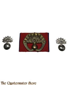 Baret en schouder emblemen Garde Grenadiers 1e model ( 2 ponsgaten)