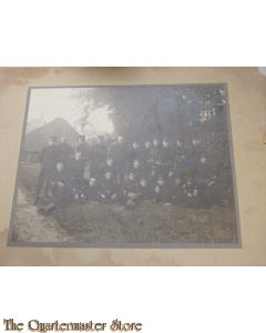 Foto soldaten/officieren groep 1905-10 30 x 24 cm
