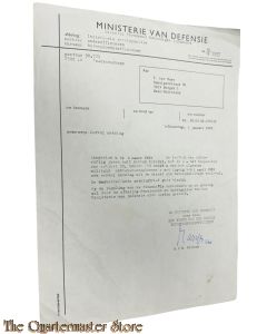 Document - Eervol ontslag 1983