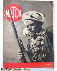 Magazine MATCH 11 janvier 1940 Le Goum veille sur la piste imperiale