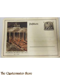 Postkarte Deutschland uber Alles!