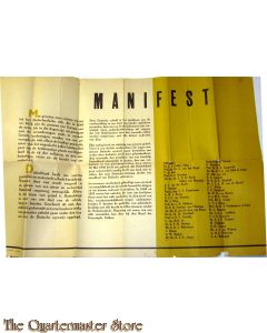 Manifest 1945 Duitsland heeft ons enorme geestelijk en materieele schade berokkend