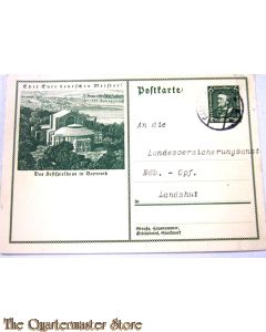 Postkarte das Festspielhaus in Bayreuth