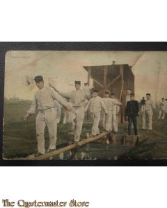 Prent briefkaart 1905 Hindernisbaan