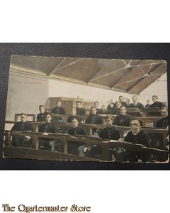 Prent briefkaart 1905 Onder het schooluur