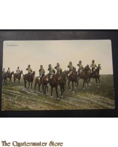 Prent briefkaart 1905 Trompetters
