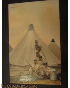 Prent briefkaart 1905 Kamp Idylle