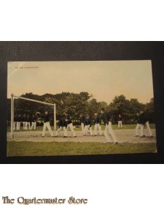 Prent briefalveldkaart 1905  op het voetbalveld