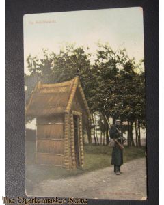  Prent briefkaart 1905 Op Schildwacht