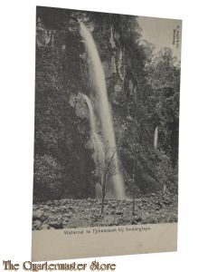 Ansicht - Waterval te Tjibeureum bij Sindanglaya